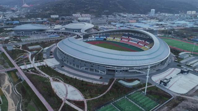 甘肃天水城市标志性建筑群天水市体育中心