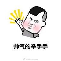 算我一个举手的表情包_微信头像图片大全