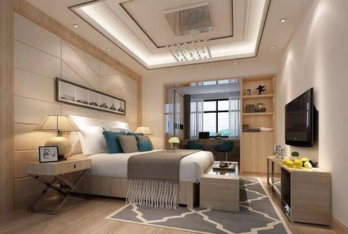 装修效果图大全  唯美简约风卧室墙面装修设计小户型实景图