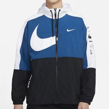 nike耐克官方舰店男装 21春季新品swoosh运动服透气舒适时尚休闲梭织