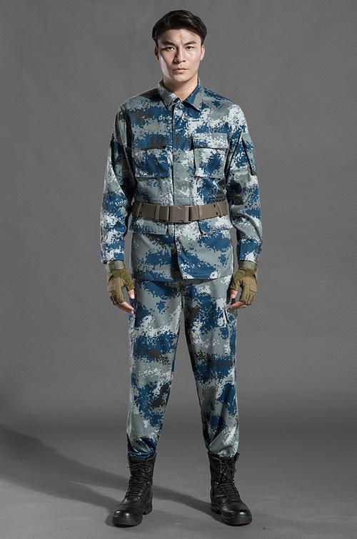 正品空军城市迷彩服套装男冬季作训服防刮耐磨工作服空降兵套装