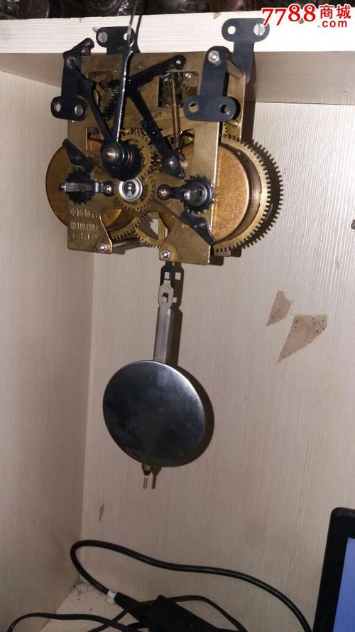 完好正在家里跑的机械钟机芯,跑的很准