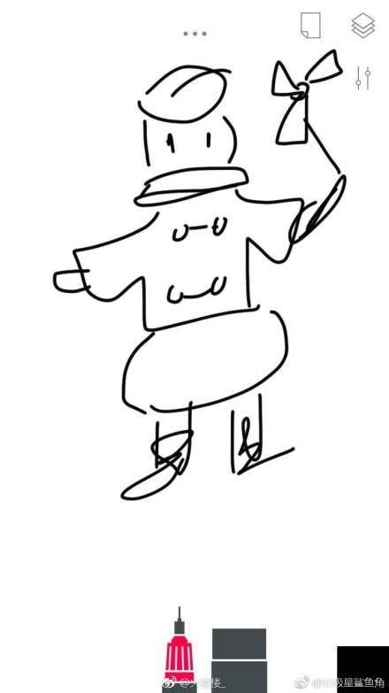 q版北极星简笔画教程