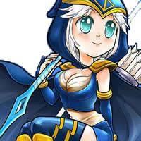 lol寒冰q版头像 英雄联盟寒冰射手艾希头像