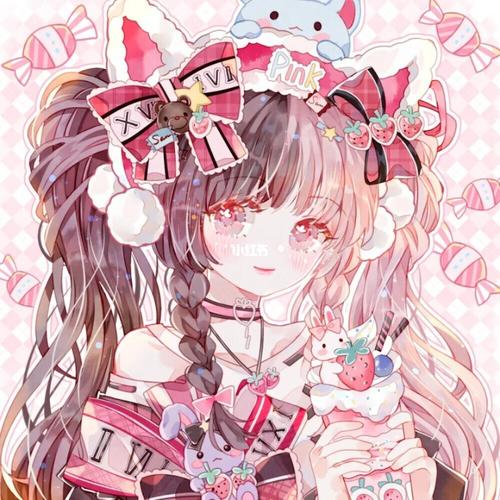 仙气动漫女生头像_动漫_女生头像_我的照片下雪啦_素材_头像