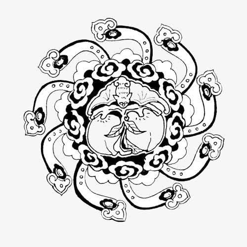 如意纹构成图案