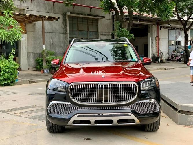 奔驰迈巴赫gls600 双拼改色案例._深圳攻略_梅赛德斯