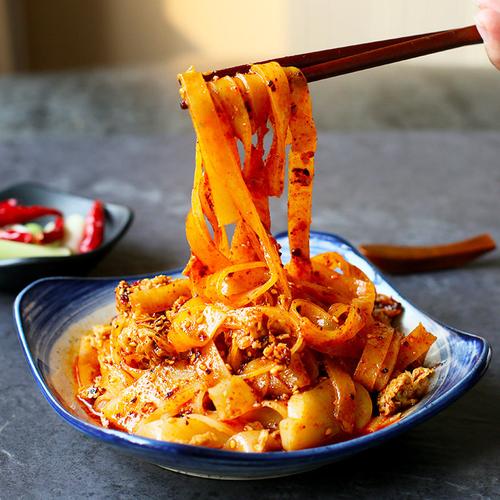 陕西袋装面皮凉皮麻酱红油宝鸡岐山