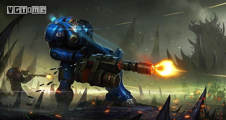 《星际争霸ii》中的陆战队员