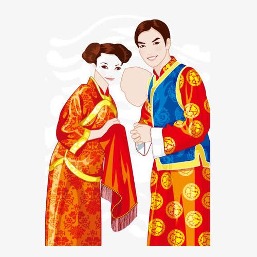 古装结婚免抠素材免费下载_觅元素51yuansu.com