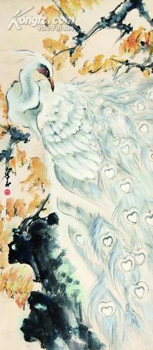 拍品详情 > 拍品大图  赵少昂 孔雀 镜片 滚动鼠标滚轴,图片即可轻松