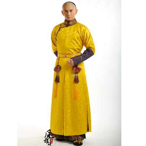 步步惊心同款清朝满族男士古装吴奇隆四阿哥服常服贝勒蒙古皇帝服