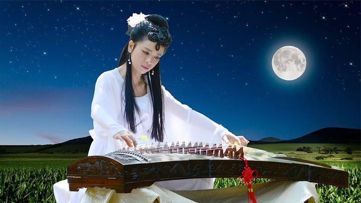 古典美女小姐姐古筝弹奏,这声音太治愈了!