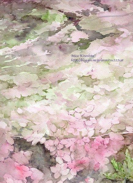 樱花绘画图片