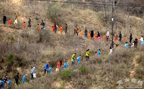 (清水县第一幼儿园亲子远足活动)
