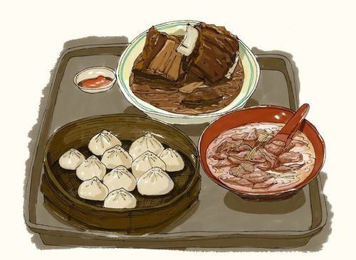 原创作品:福建闽南泉州一带非常特色的美食手绘