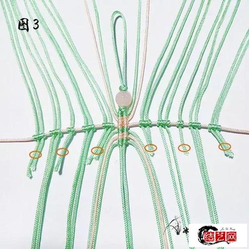 蝴蝶挂件编织教程图解,简单好看的蝴蝶编绳教程