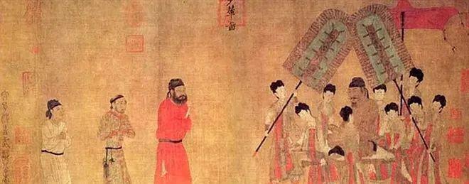 《步辇图》是唐朝画家阎立本的名作之一,是中国十大传世名画之一,现