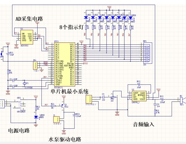 毕业设计资料基于51单片机的音乐喷泉设计