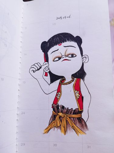 哪吒之魔童降世手绘