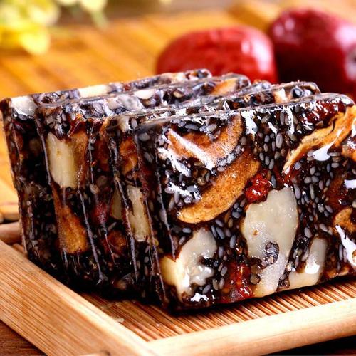 500g 纯手工即食阿胶固元糕红枣枸杞固元膏补气山东阿