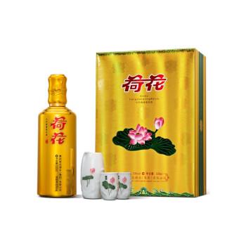 华致酒行荷花酒酱香型白酒53度金荷花礼盒500ml1