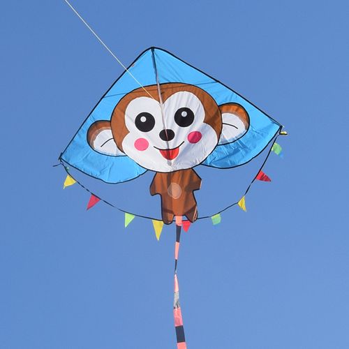风筝儿童潍坊新款猴子卡通易飞好飞小猴高档风筝