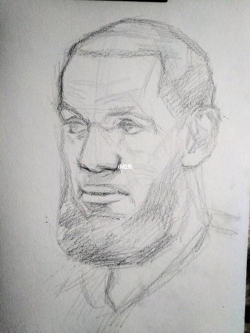 素描人像《詹姆斯》完成步骤77文字详解_詹姆斯_素描_上海八哥美术