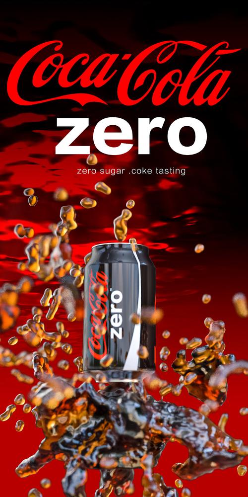 可口可乐海报设计