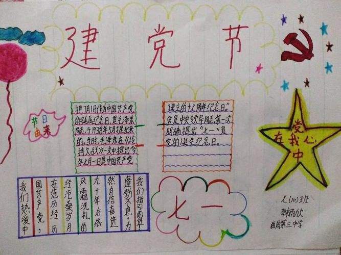 孩子们画了精美的手抄报,表达感恩之情.