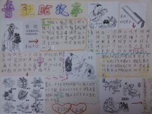 鲁班的故事手抄报