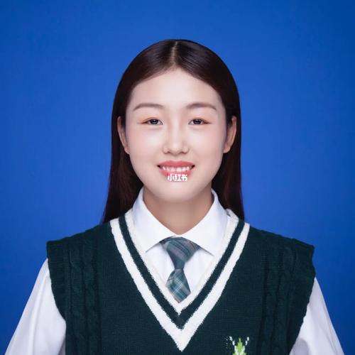 这样的渐变蓝底证件照你爱了吗!