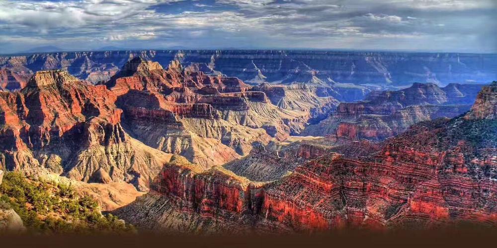 the grand canyon 科罗拉多大峡谷 位于美国亚利桑那州(arizona)西北