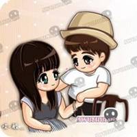 结婚照卡通情侣头像_微信头像图片大全