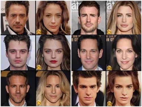 如果好莱坞男星都变性?20组「对比图」惊:比女生正!