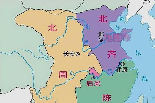 后梁(西梁)位置示意图