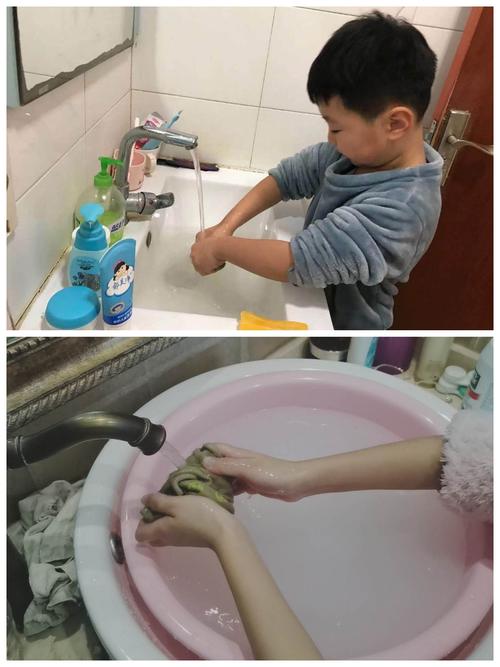 一(12)班第八小队:好习惯伴我成长——自己洗袜子