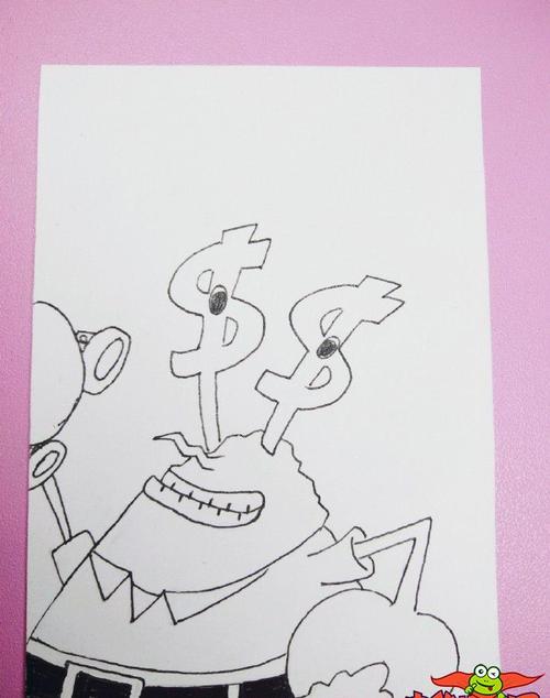 蟹老板简笔画图片大全,蟹老板怎么一步一步画