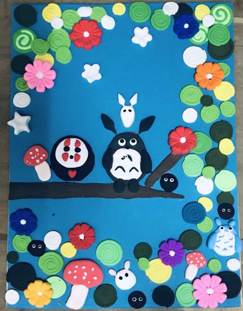 超轻粘土平面作品_粘土_兴趣爱好_手工