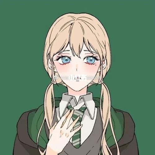 霍格沃茨女生卡通头像_卡通头像_卡通_头像_卡通女生闺蜜头像_素材