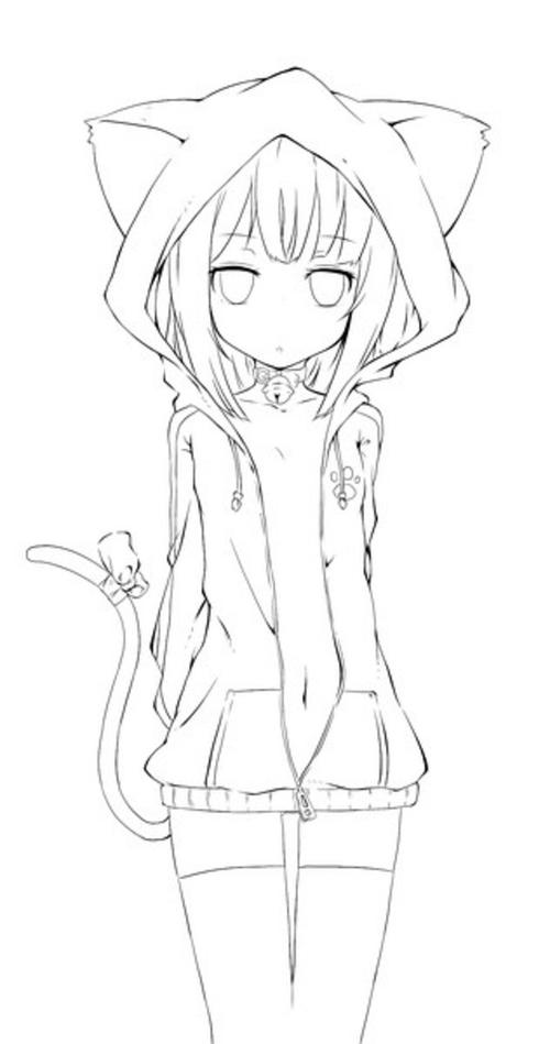 动漫人物形象原稿