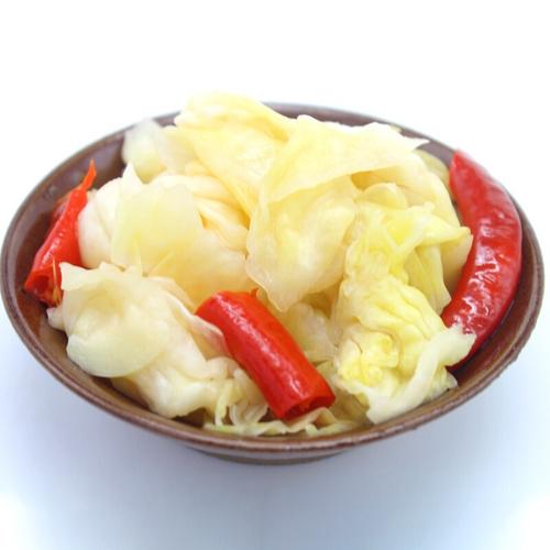 贵州泡菜正宗老坛泡包菜泡莲花白农家自制无泡卷心菜酸辣800g
