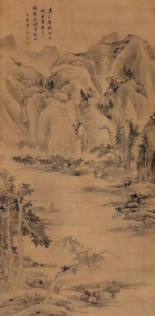 新安画派的代表人物,仿倪瓒的高手:查士标