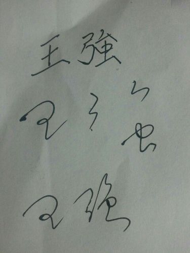 帮忙设计一个艺术签名(我叫王强)
