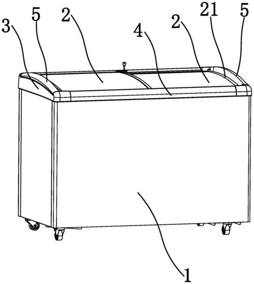 卧式展示冷柜的制作方法