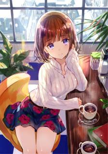 pixiv 插画 二次元 小姐姐 阔爱的妹纸