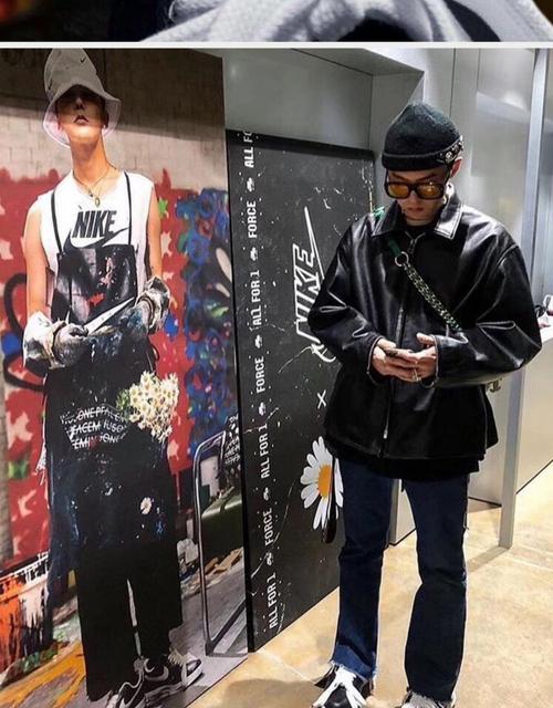 适配耐克空军一号af1权志龙鞋带小雏菊联名鞋绳纯棉男女鞋带配饰 黑色