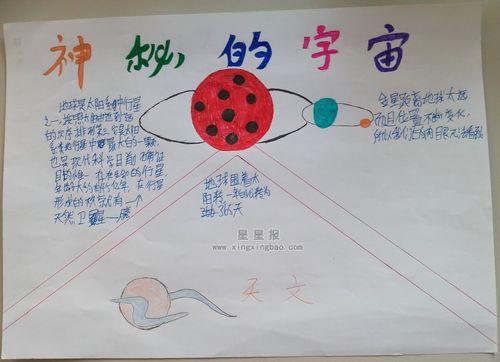 小学生天文手抄报内容