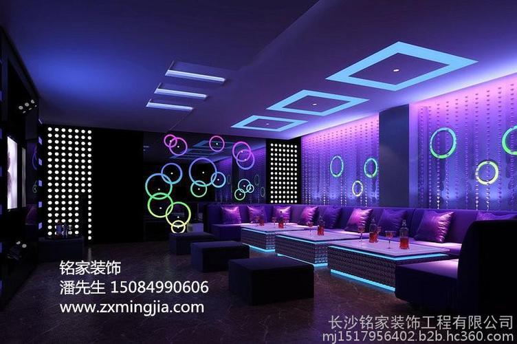 湖南株洲湘潭目前最流行的ktv装修设计,歌厅装修设计风格首选铭家装饰