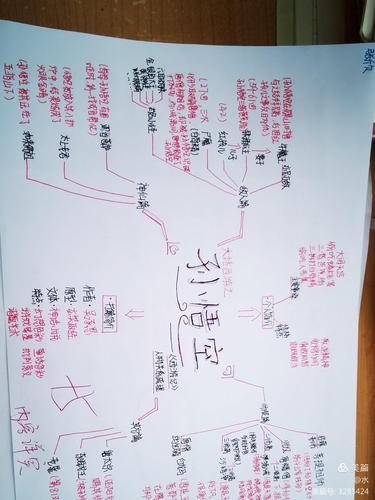 《西游记》和《骆驼祥子思维导图》学生作品